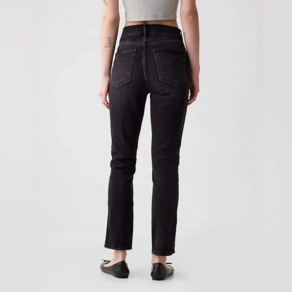 GAP High Rise Vintage Slim Jeans - Black - 28 (6) - Picture 3 of 13